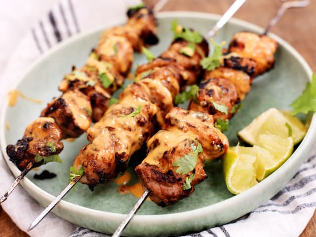 Kylling grillspyd